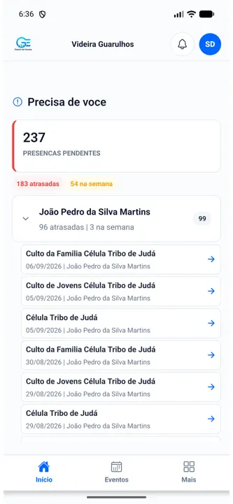 Gestao de Eventos screenshot 1
