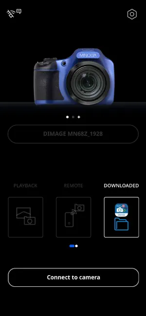 Minolta Dimage screenshot 1