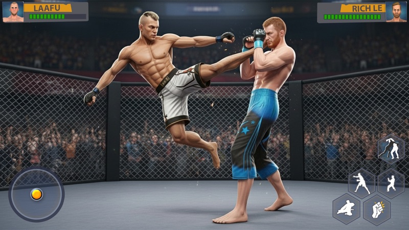 Lucha artes marciales Juegos screenshot 3