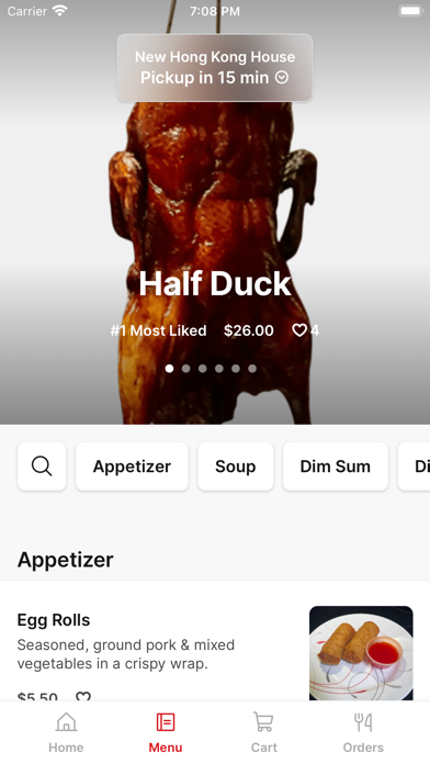 New Hong Kong House iPhone screenshot 2 - Food & Drink app