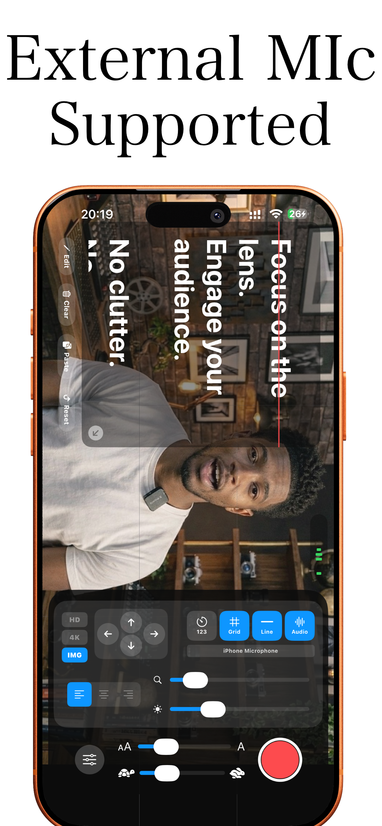 Teleprompter for Video Cam