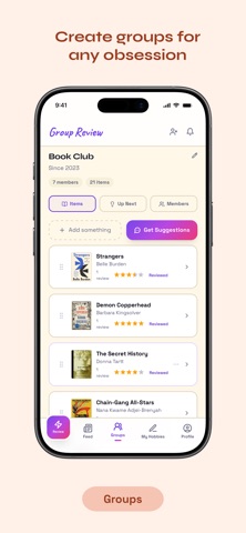 Group Review screenshot