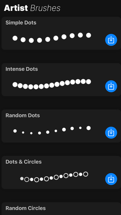 Screenshot #2 pour Artist pinceaux pour Procreate