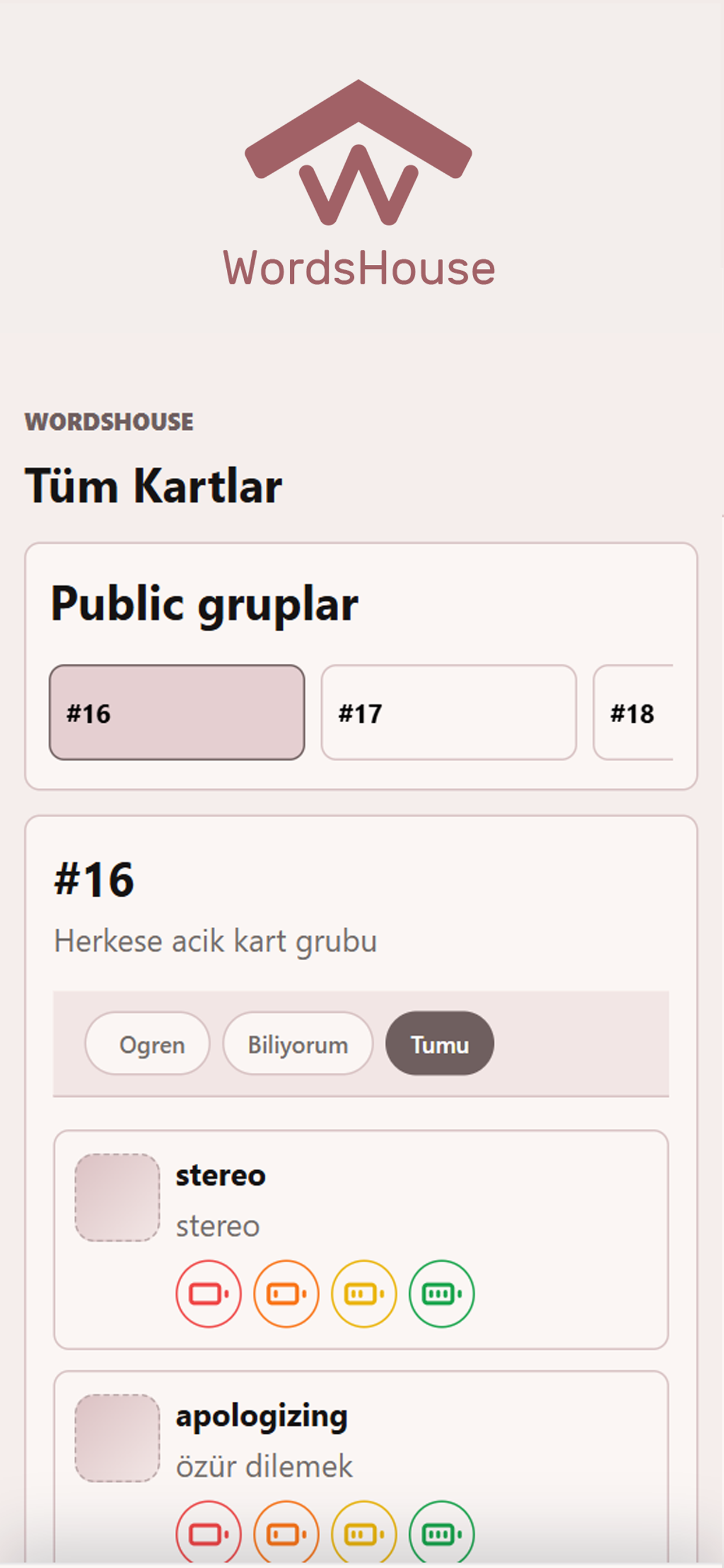 WordsHouse screenshot 3