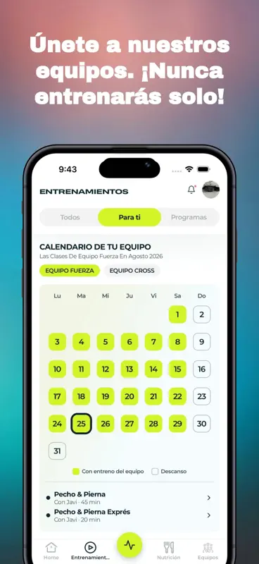 Entrena Virtual screenshot 4 of 5