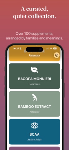 Enhancers: Supplement Tracker screenshot
