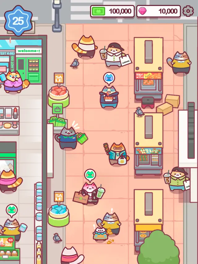 Cat Snack Bar: City Simulation screenshot 7
