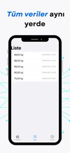 Kilo Takibi : Weight Tracker screenshot #2 for iPhone