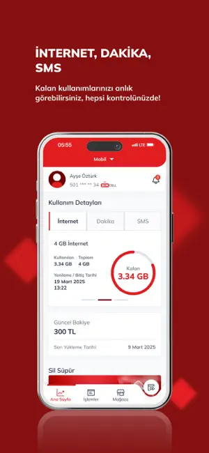 Bimcell Online İşlemler screenshot 3