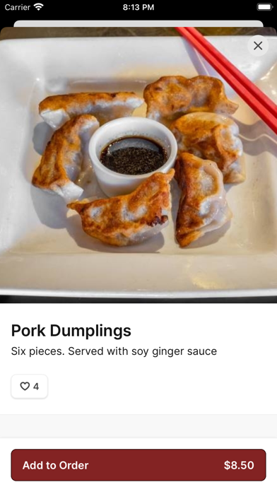 Asiana Cafe To Go iPhone screenshot 3 - Food & Drink app