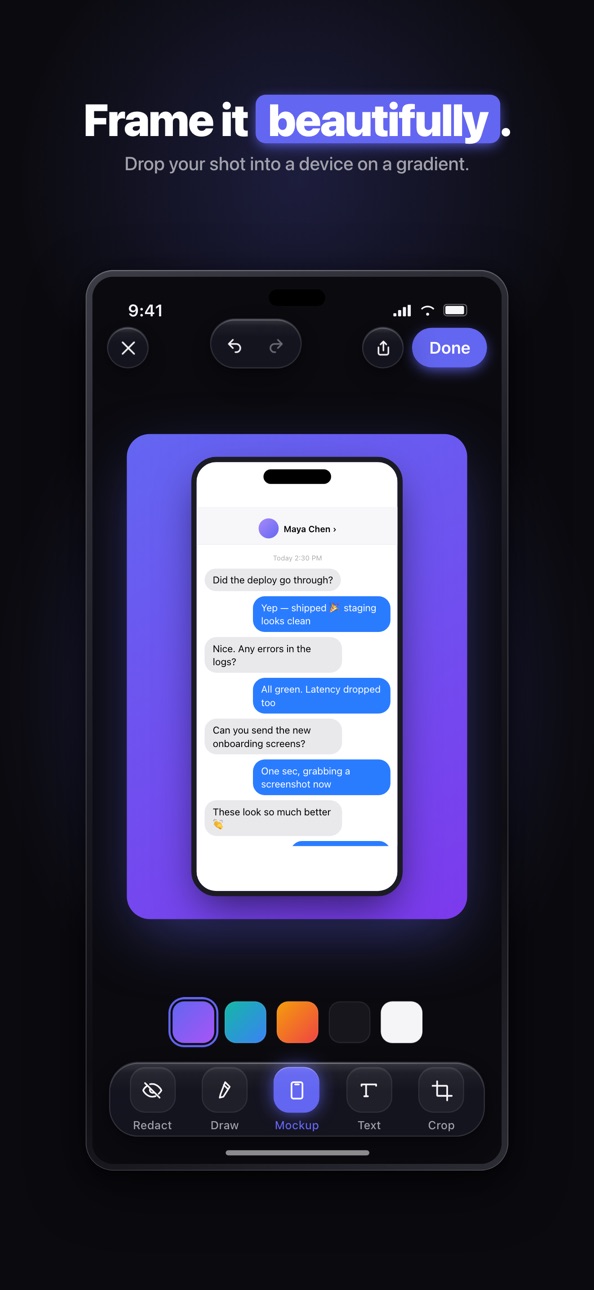iPhone screenshot