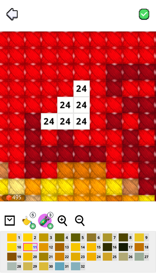 #9. Cross Stitch Color by Number (iOS) 来自: Tho Huynh Ngoc