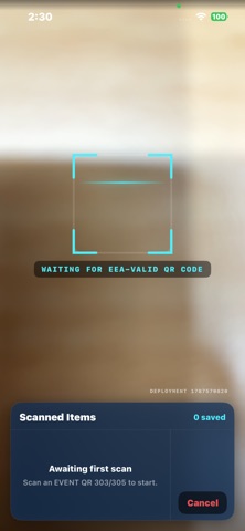 EEA - Event Encoding App iPhone screenshot 1