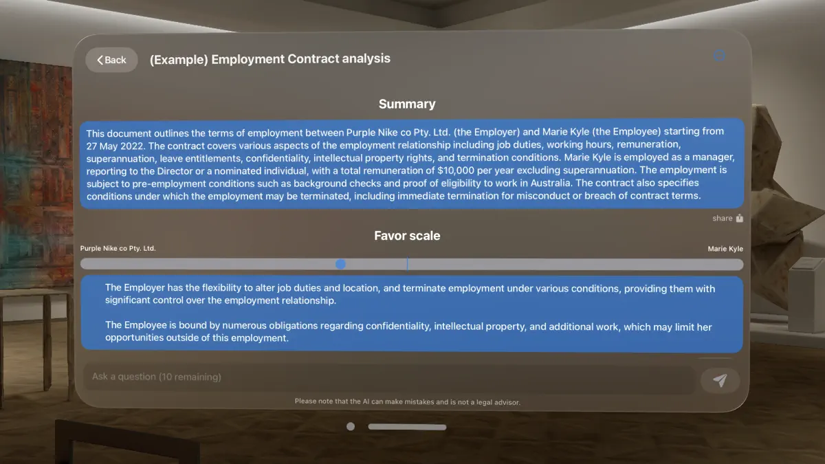 AI Lawyer: legal documents screenshot 2