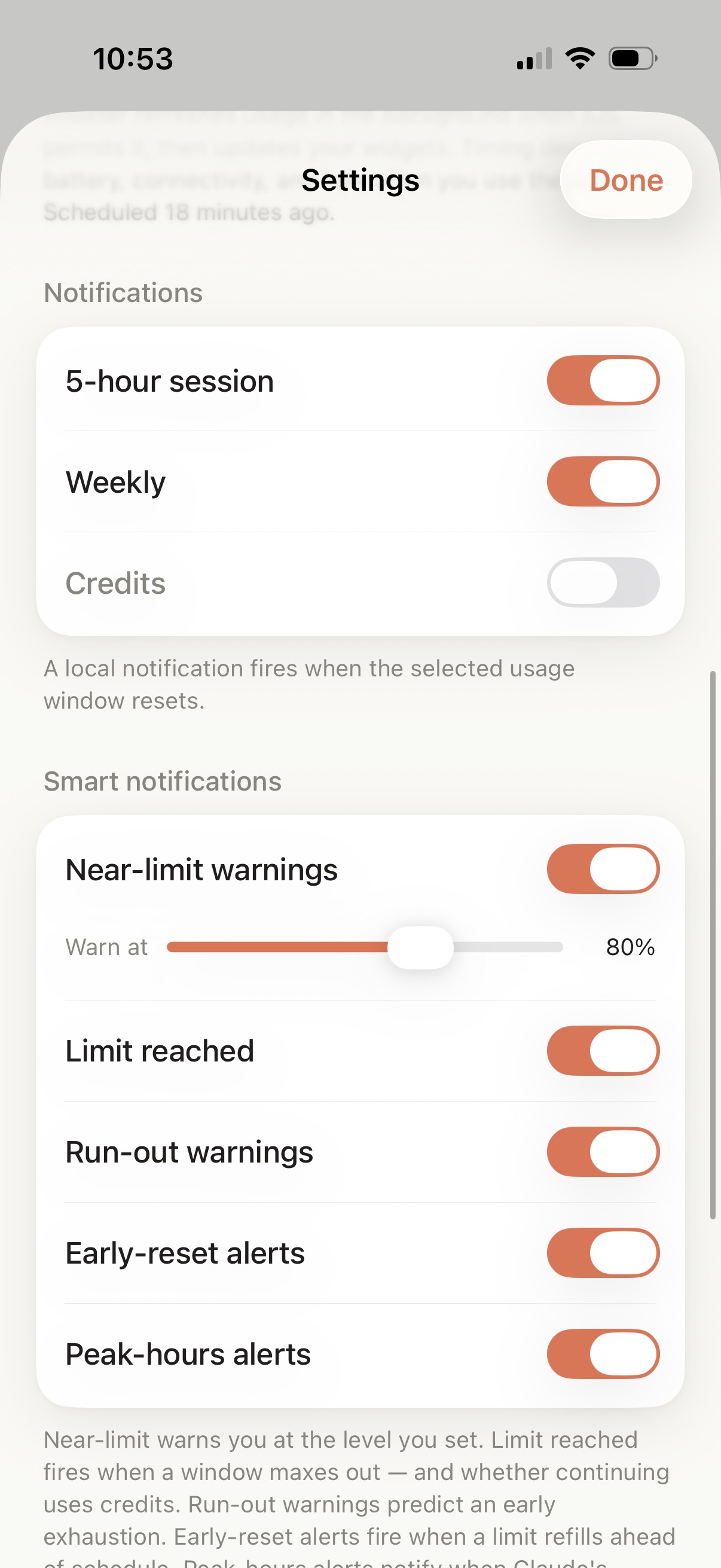 Screenshot 2 of AIMeter: Usage Tracker