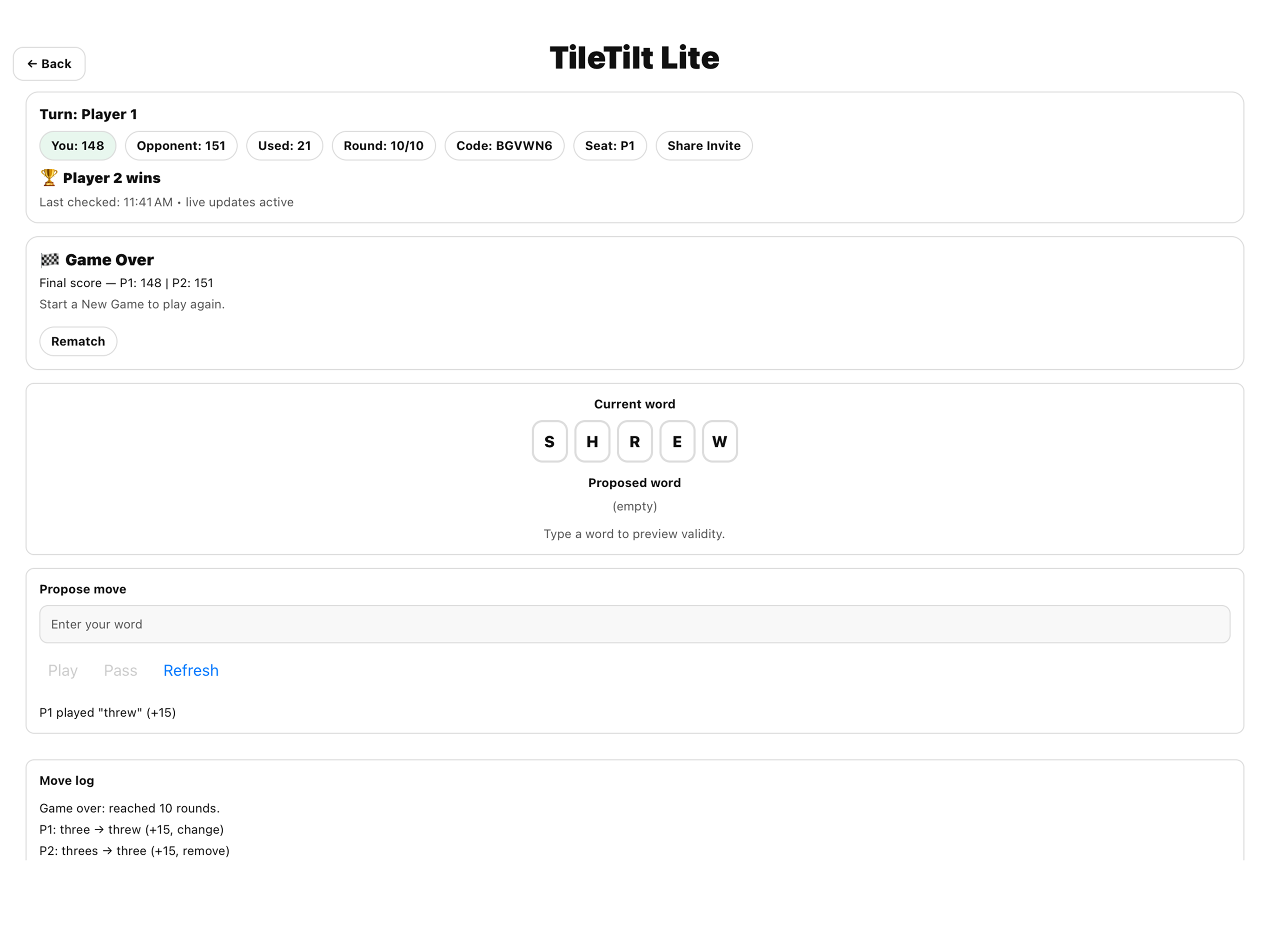 TileTilt Lite