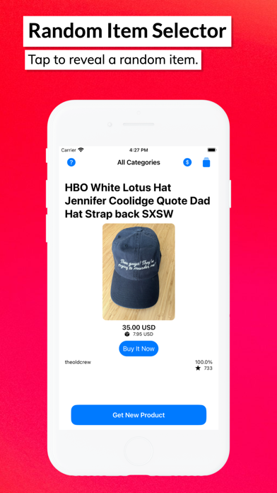 Screenshot #2 pour Arby: Random Product Generator