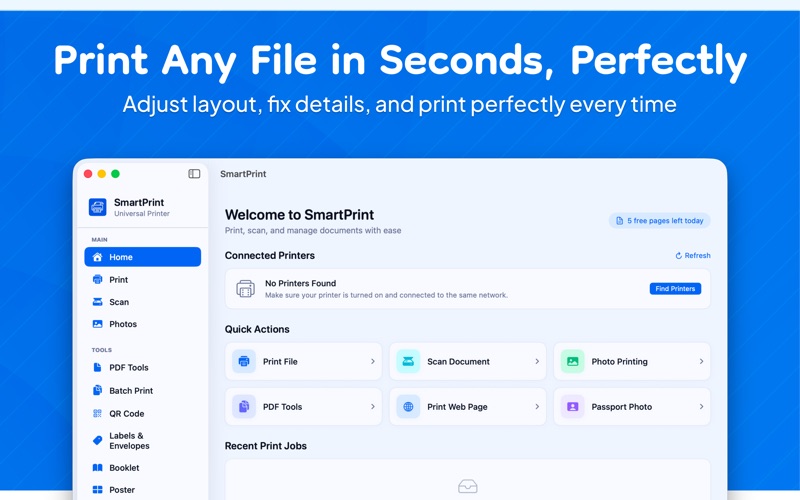 Smart Scan & Printer For HP iPhone screenshot