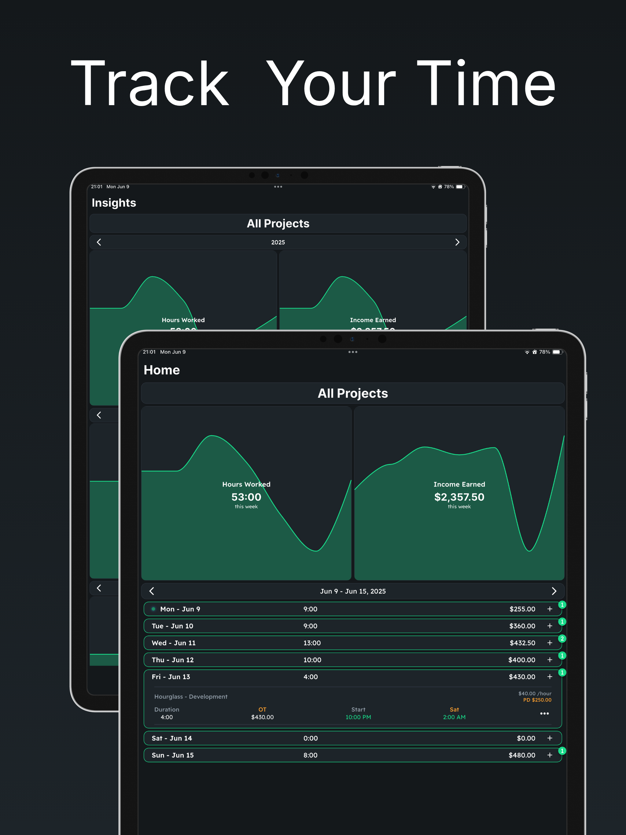Hourglass - Income Tracker screenshot 6