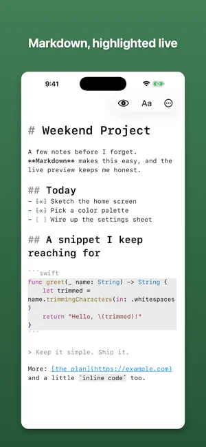 Text Editor screenshot 1
