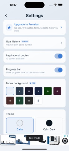 One Thing · Daily Focus screenshot