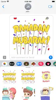 ramadhan mubarak stickers iphone screenshot 1