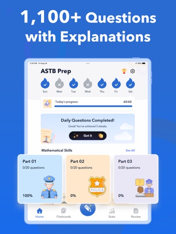 ASTB Exam Prep 2026 iPad screenshot