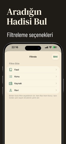 Kütüb-i Sitte - Hadisi Şerif app screenshot 3