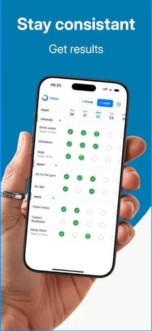 Fokus - Habit traker screenshot 2