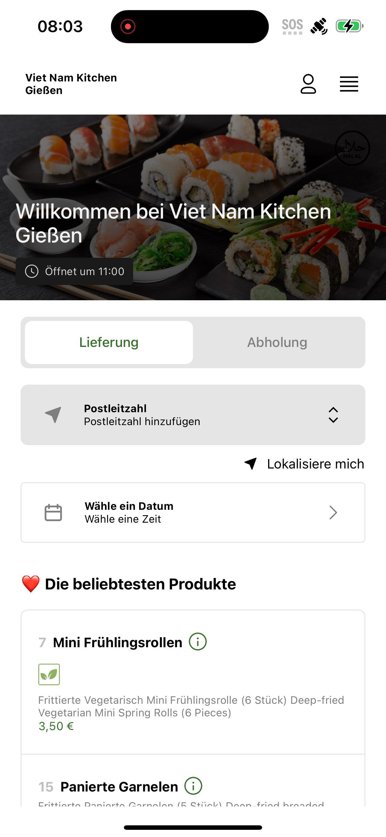 Viet Nam Kitchen Gießen screenshot 5