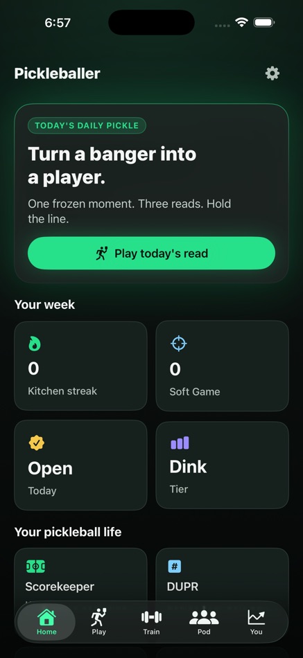 #9. Pickleballer (iOS) De: Ken King