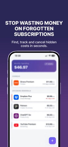 Substract: Track Subscriptions Screenshot 1 of 8