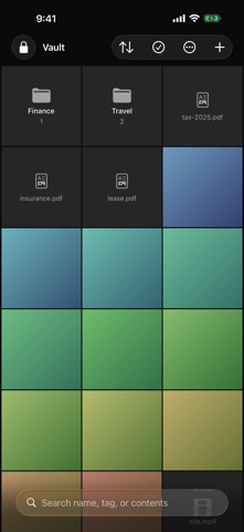 UniVault - Encrypted Files Screenshot 1 of 3