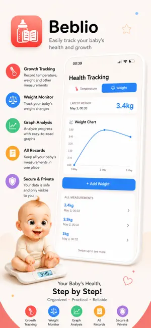 Beblio: Baby Tracker screenshot 2