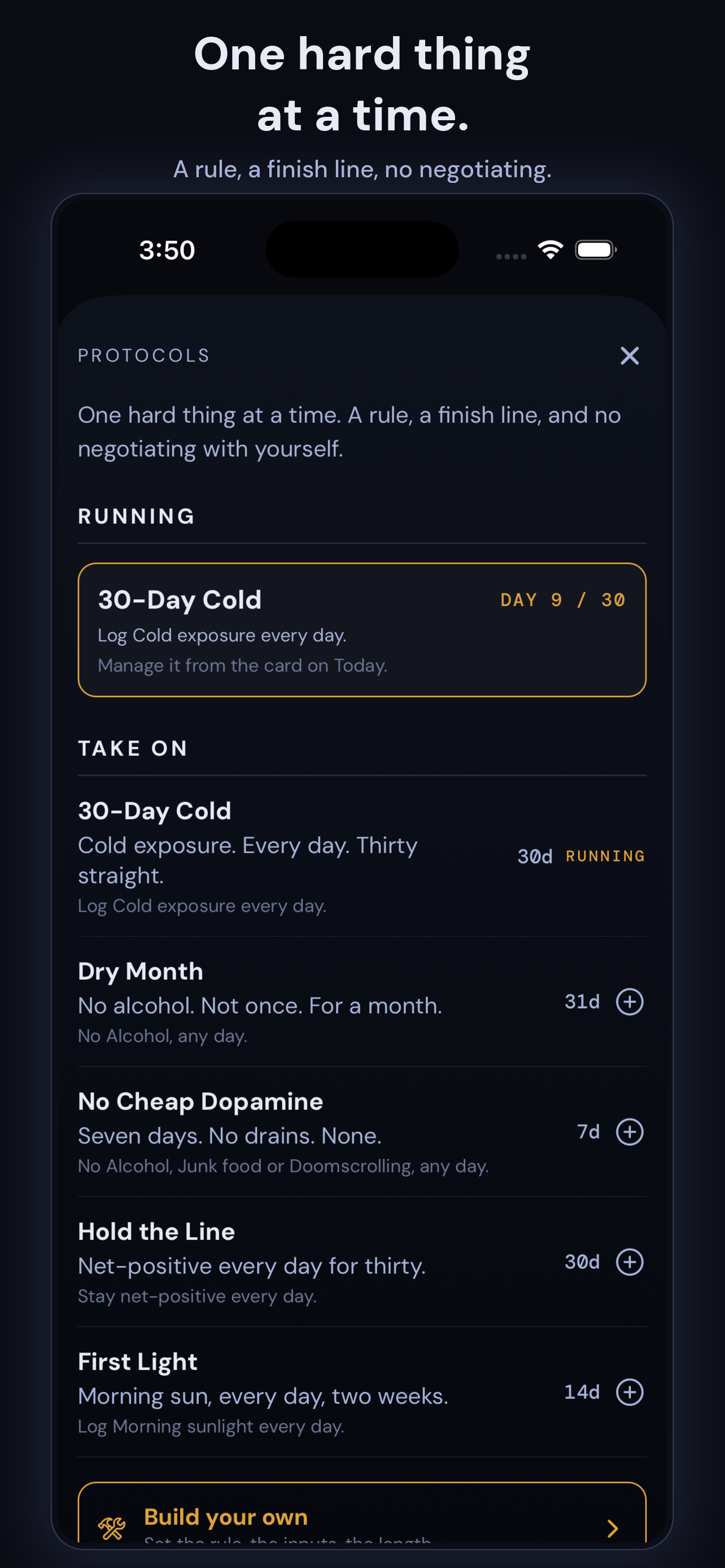 Baseline: Discipline Tracker screenshot 5