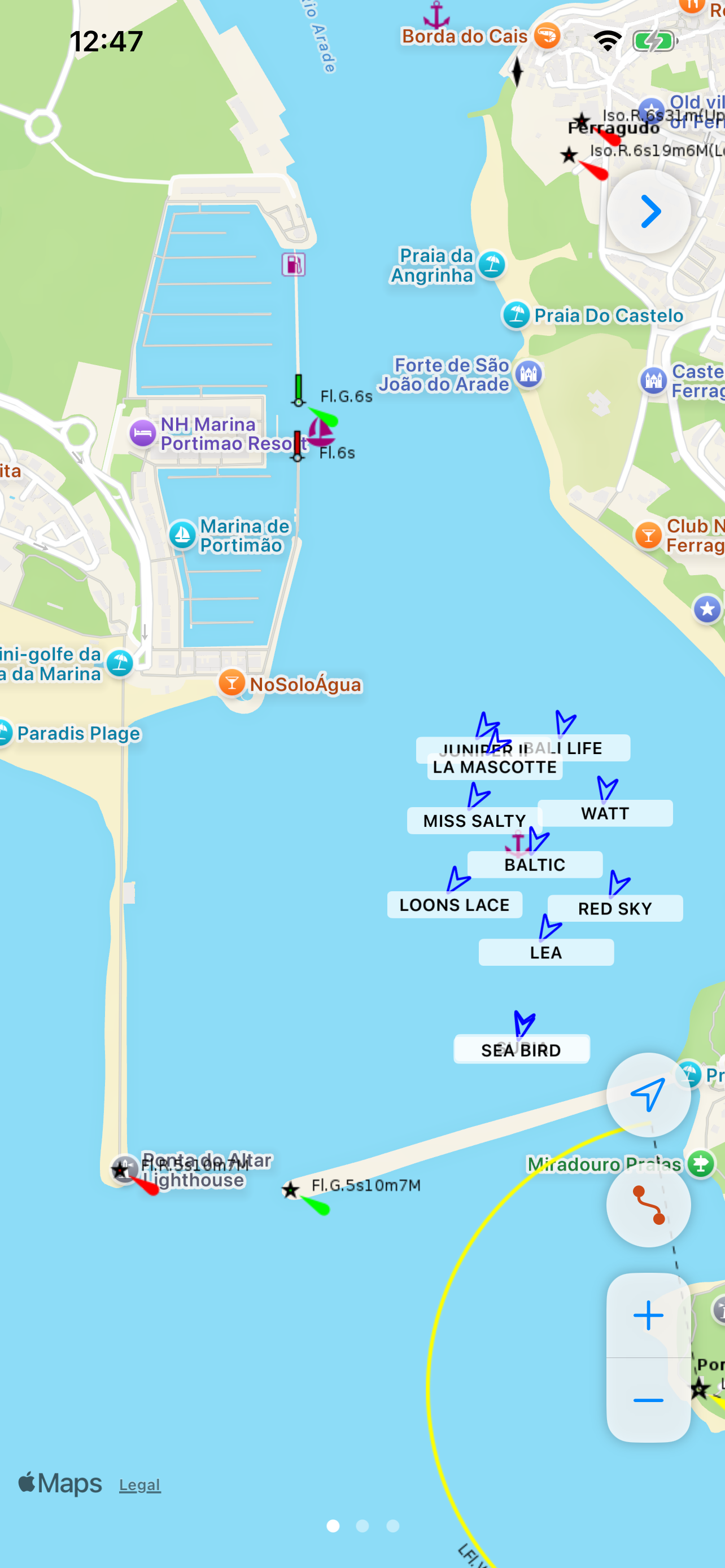 NMEASail screenshot 3