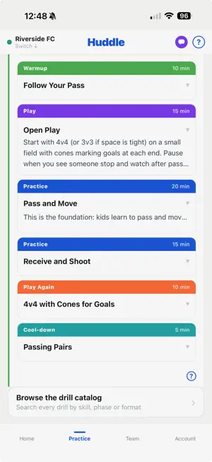 Huddle Youth Sports screenshot 2