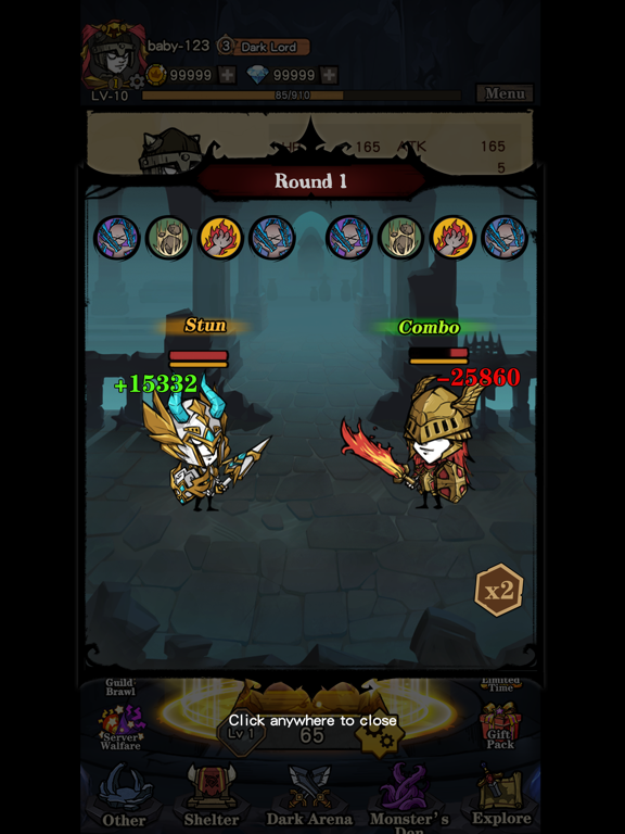 Screenshot #6 pour Endless Castle - open box rpg