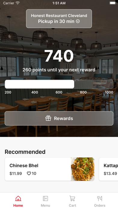 Honest Restaurant Cleveland Screenshot
