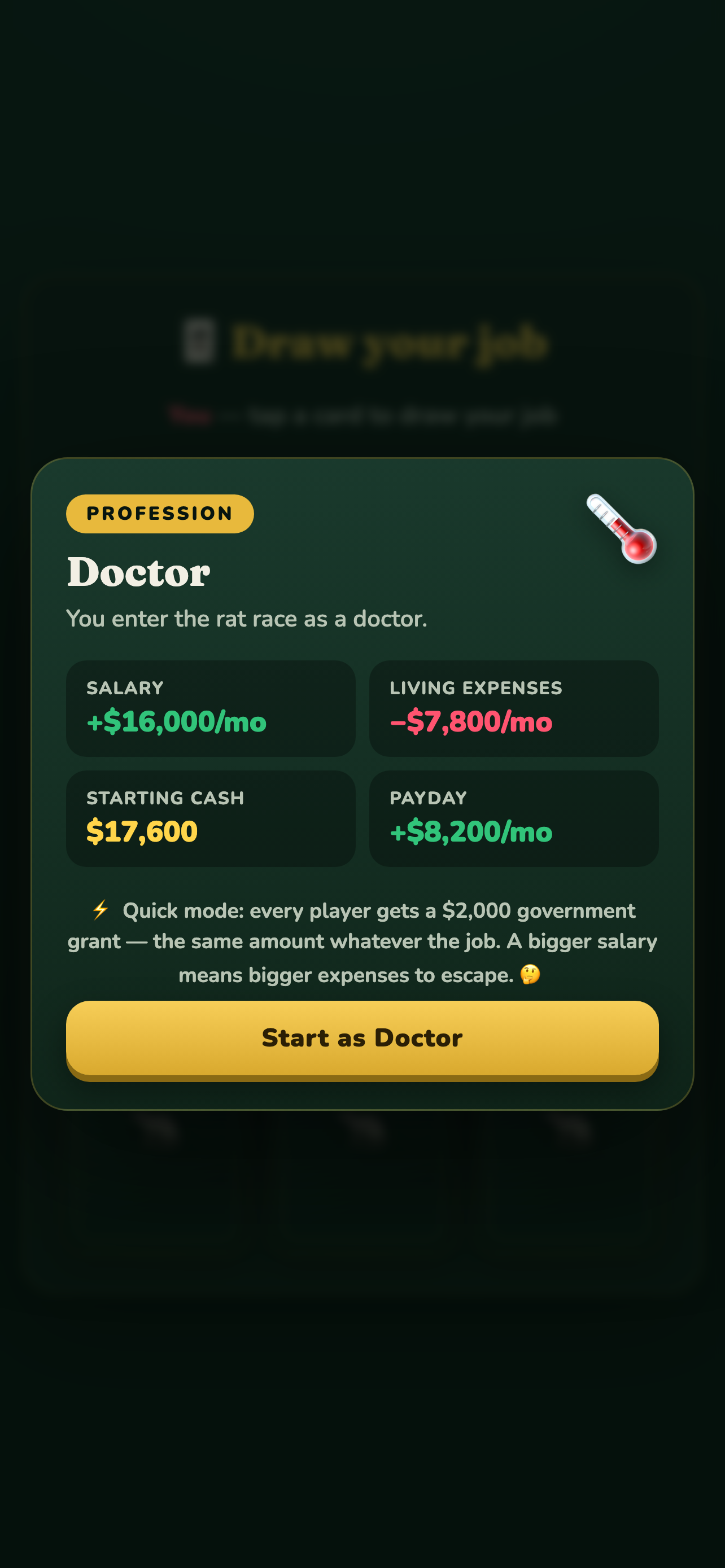 Rat Race: Money Board Game screenshot 4