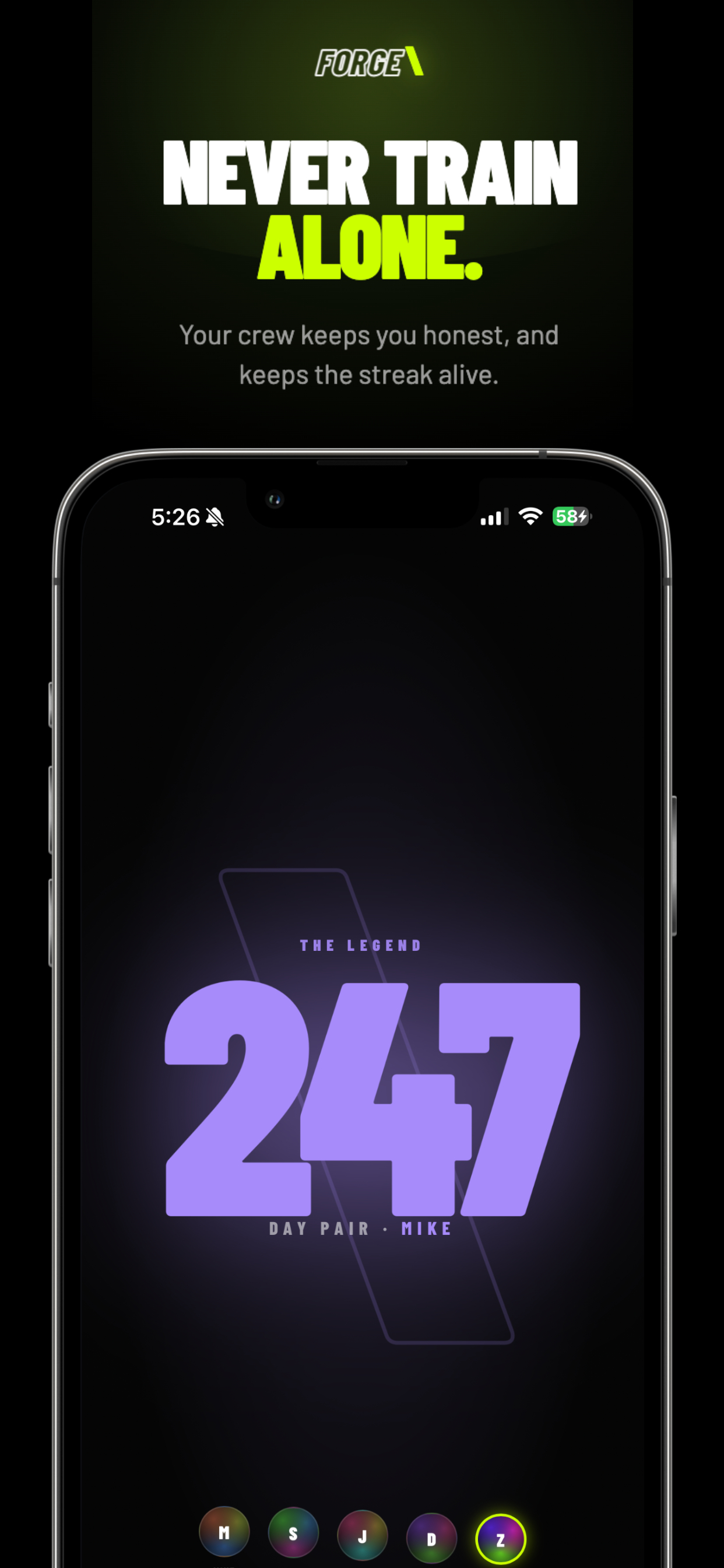 Forge: Daily Workout Streak screenshot 3
