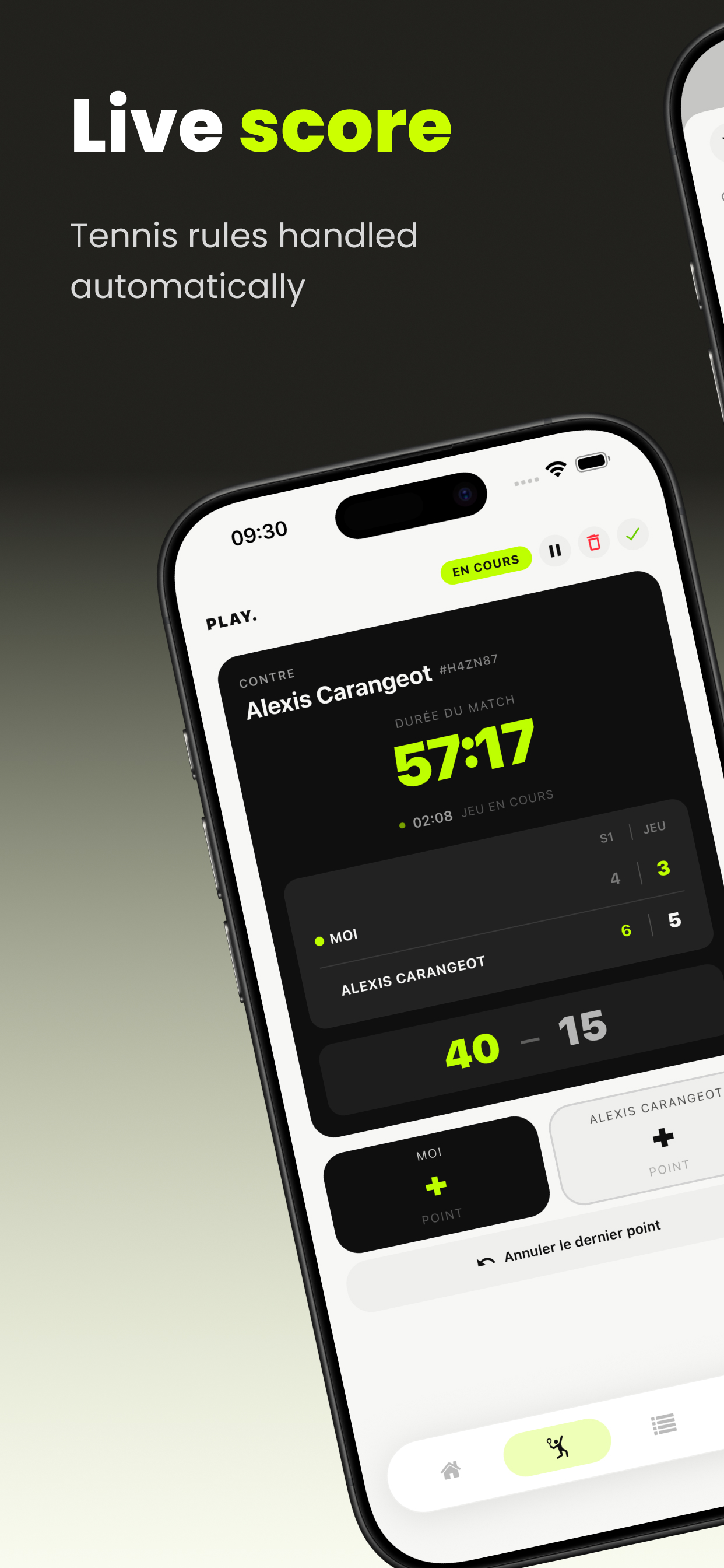 Slace - Tennis Tracker screenshot 2
