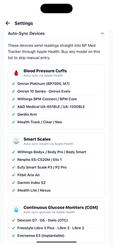 BPMedTracker Screenshot 6 of 10