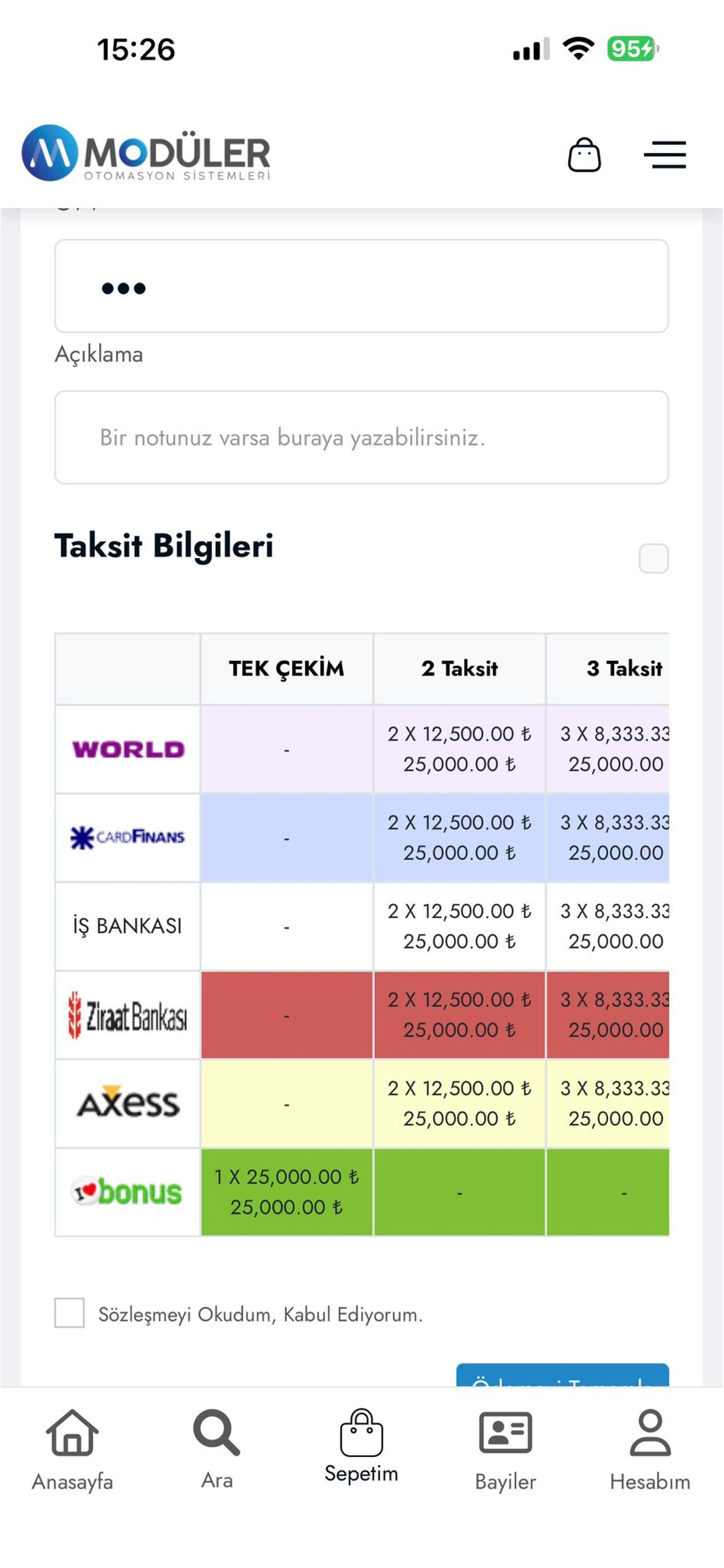 Modüler Online screenshot 4