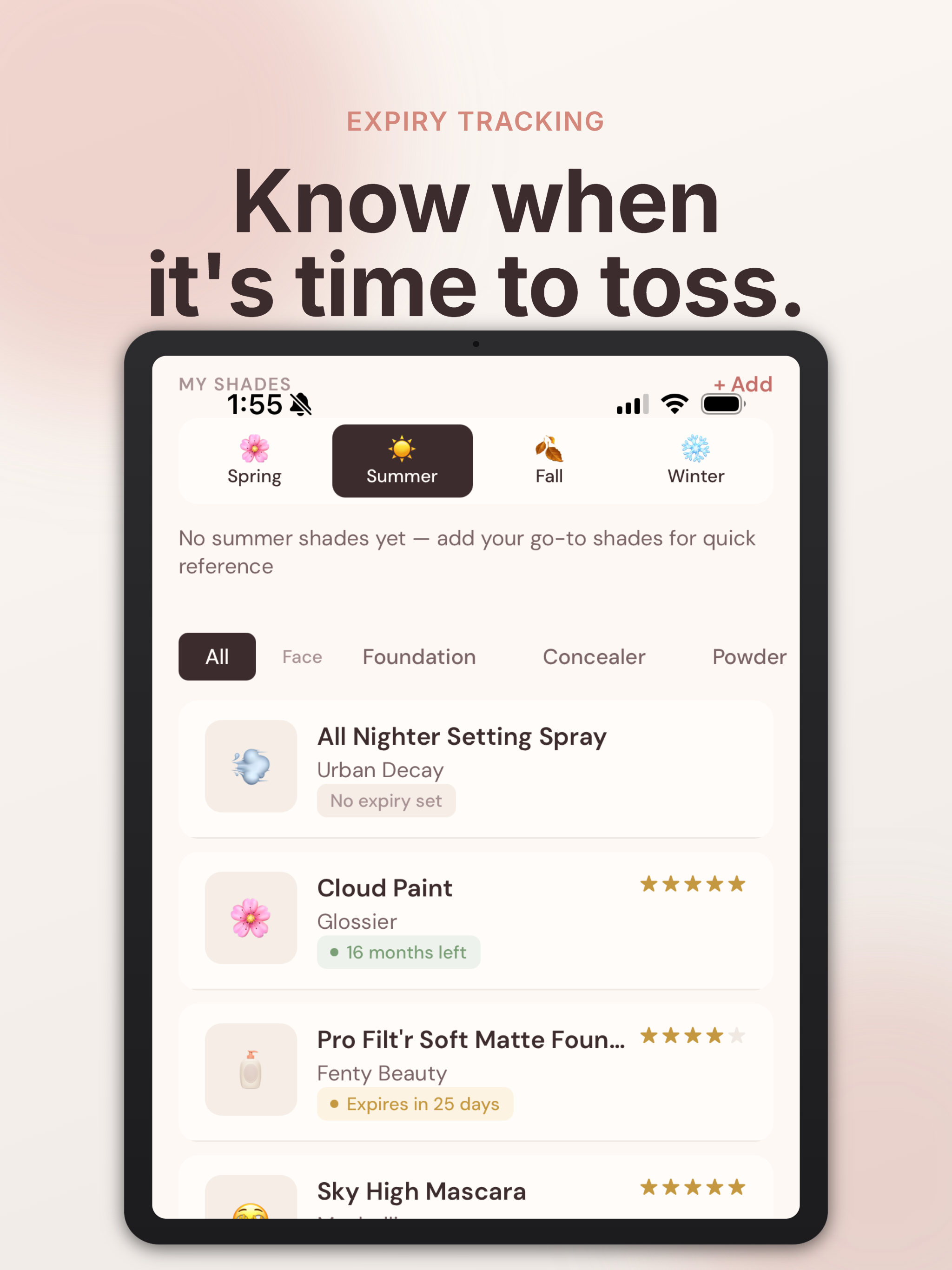 Pouché: Makeup Tracker screenshot 9