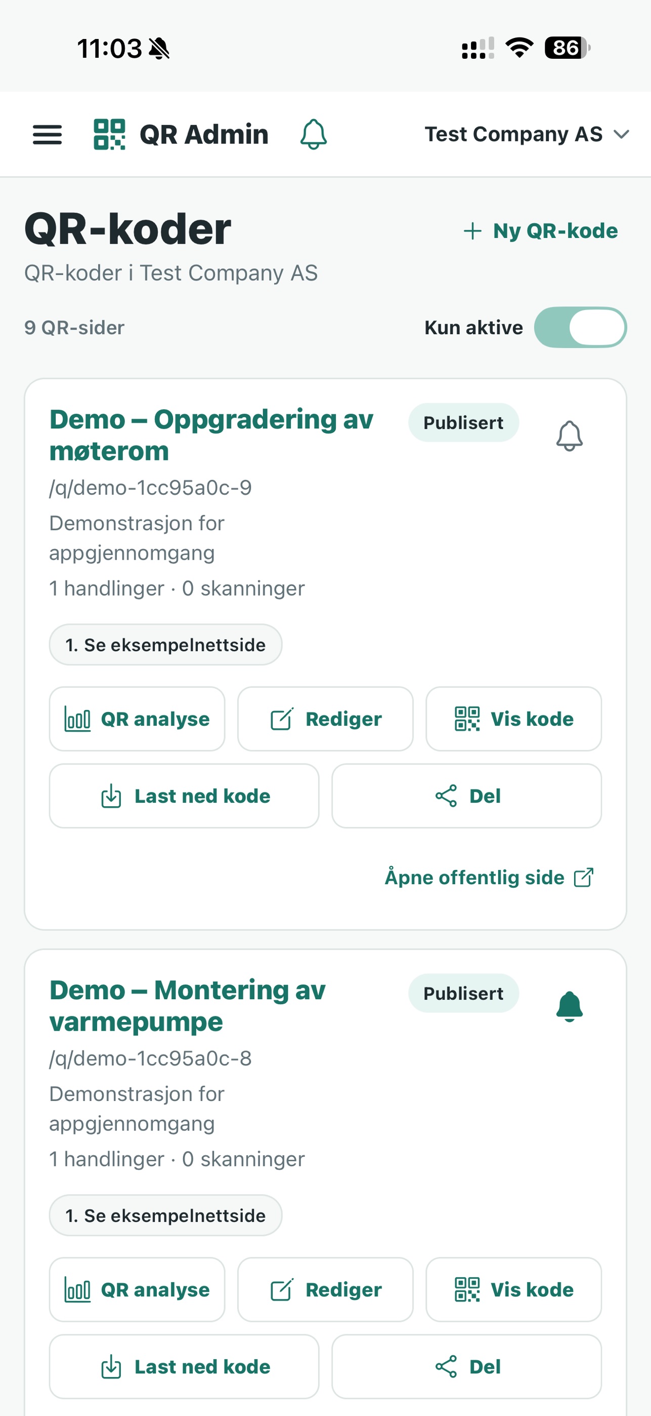 Screenshot 4 of QR Admin