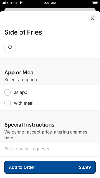 Screenshot 3 of Mister B's Pizza & Wings App