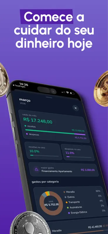 Finlover: Controle de Gastos screenshot 2 of 5
