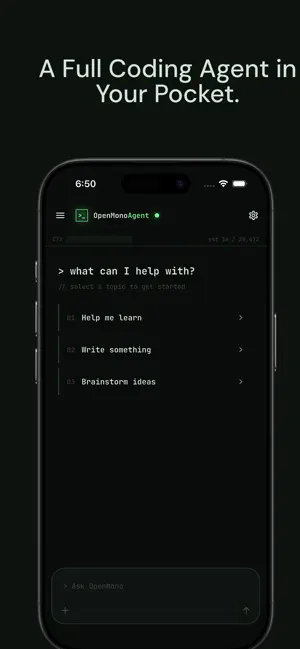 OpenMono: AI Coding Agent screenshot 3