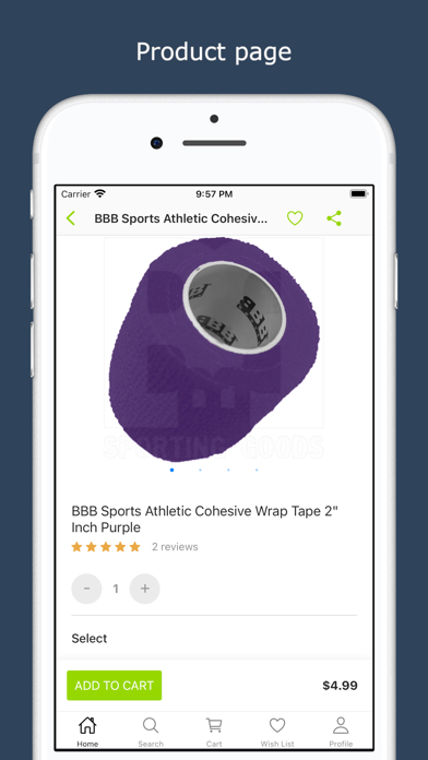 BBB Sporting Goods Screenshot